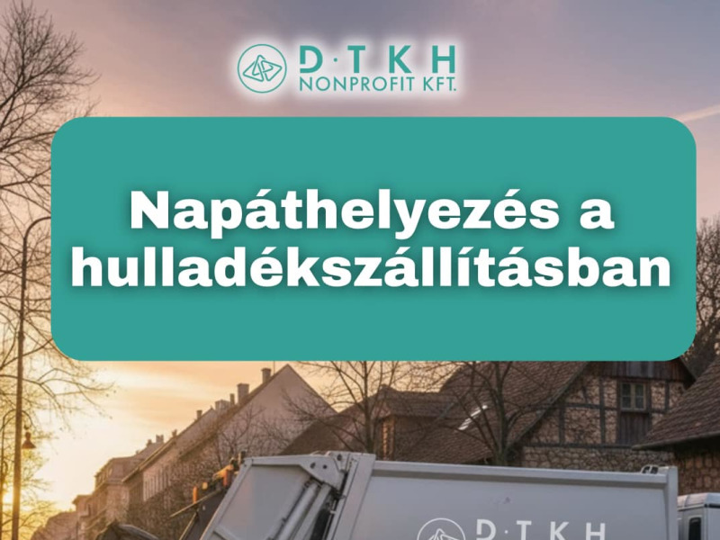 Napáthelyezés a szelektív és zöldhulladékszállításban 2026. 08. 18. napjától - Úri, Péteri, Pánd, Káva, Bénye, Ecser, Maglód, Mende, Sülysáp