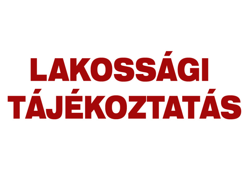 Lakossági tájékoztató - Baja hulladékudvar